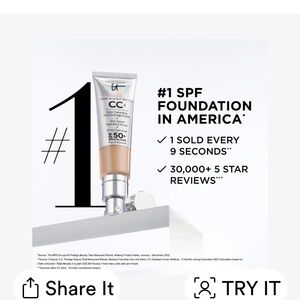 IT Cosmetics CC+ Cream SPF 50 -Light medium